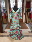 Flamenco Dresses on Offer. Mod. Saeta Flores. Size 40 140.50€ #50760SAETAVRD40